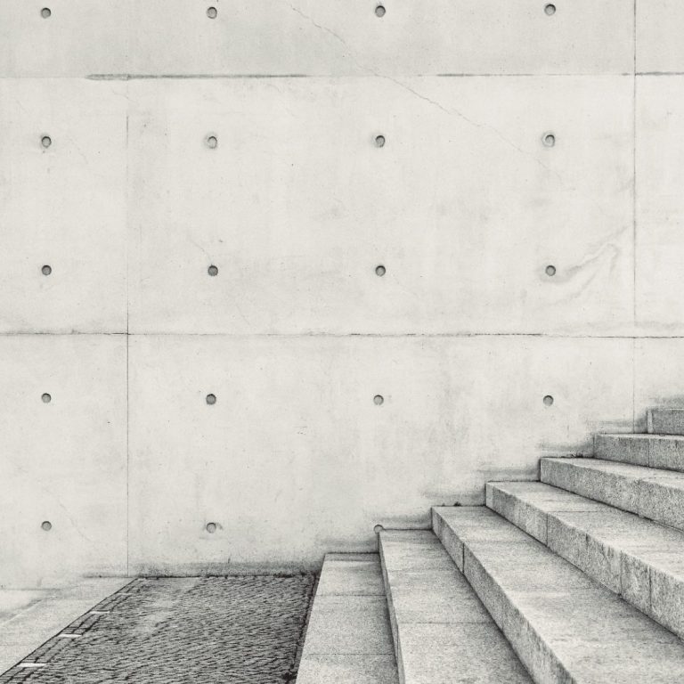 Wand aus Sichtbeton